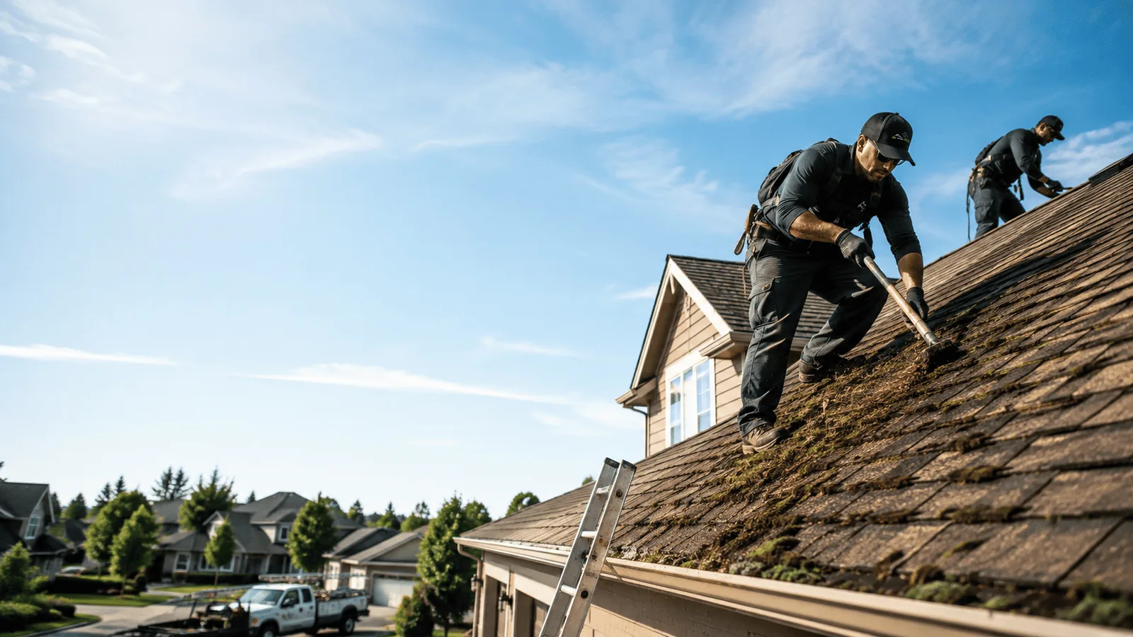 Roof Moss Removal in Vanderbilt, PA near me